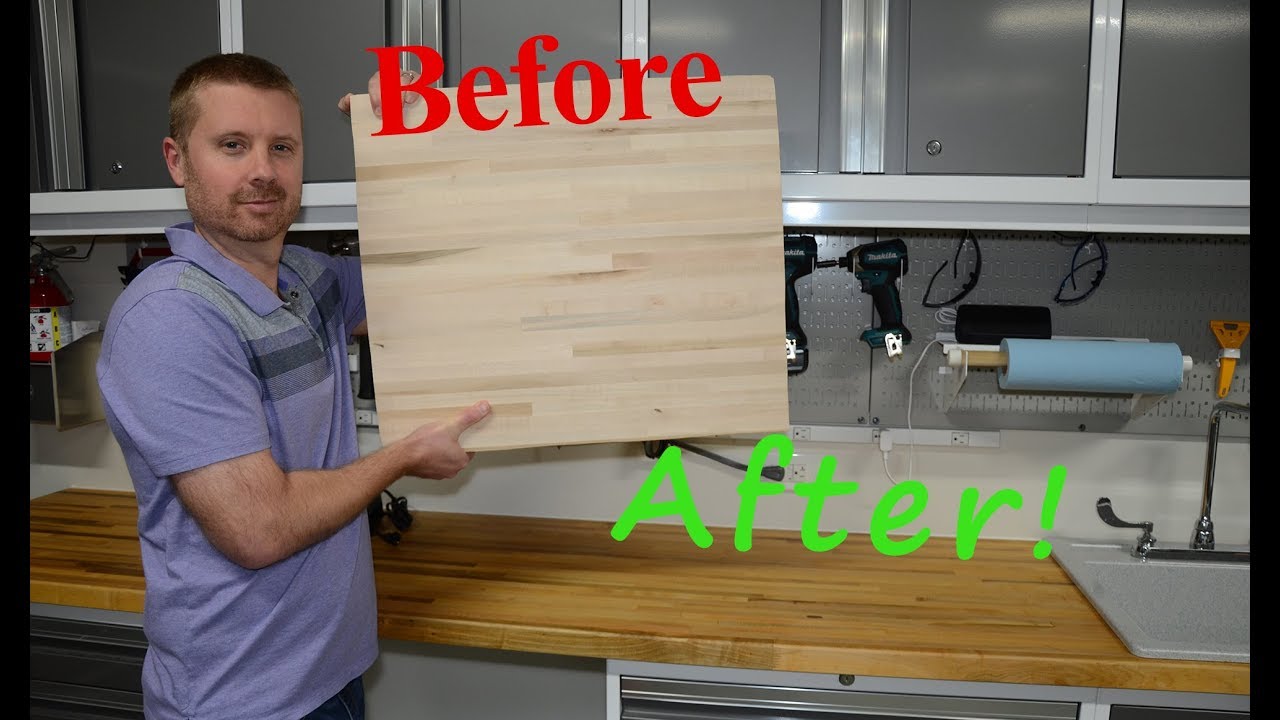 Butcher Block Countertop | Finishing and Installing