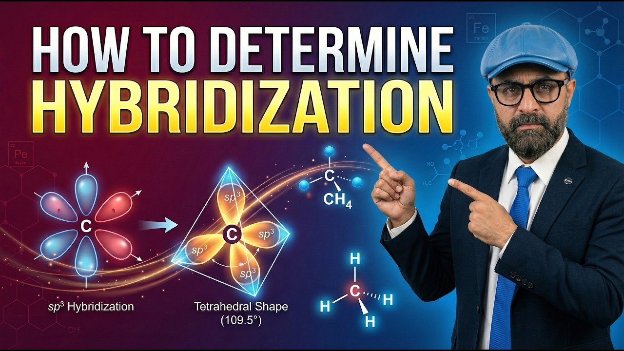 L-1:EASY TRICK| HOW TO CALCULATE HYBRIDIZATION| WITH LOTS OF EXAMPLES