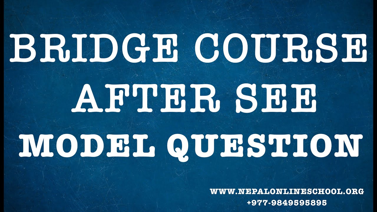 Entrance Past Question | After SEE Entrance Preparation | Bridge Course SEE | Important Model Q&A