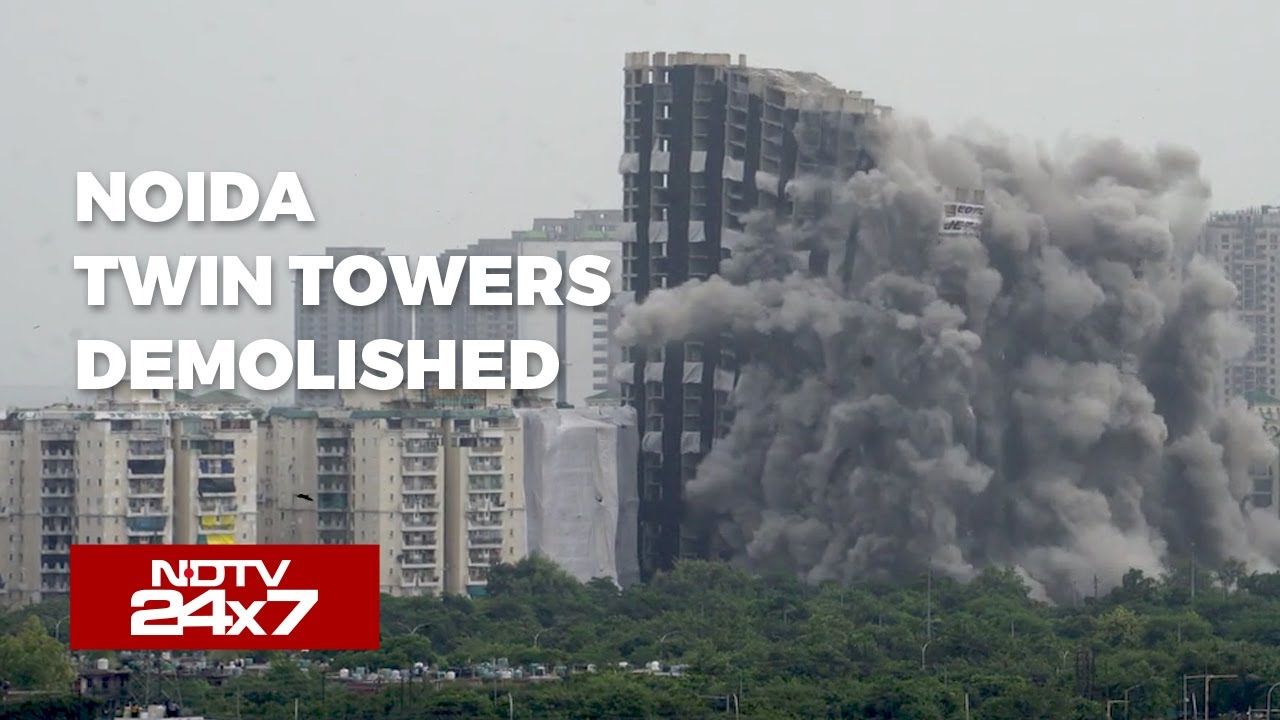 Noida Twin Towers Brought Down In India's Biggest Demolition