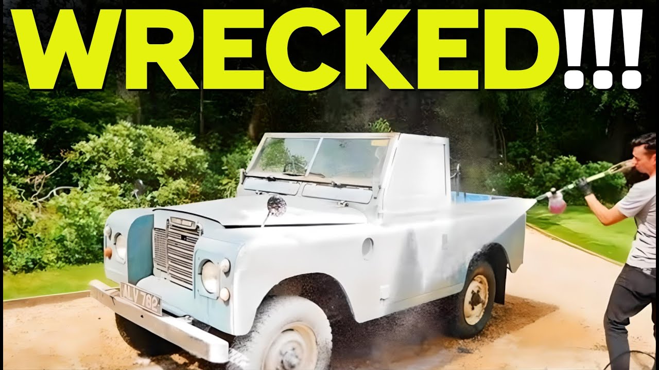 Детейлинг разбитого Land Rover!!!