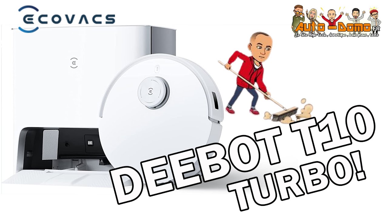 Robot aspirateur Ecovacs Deebot T10 turbo : efficacité et précision