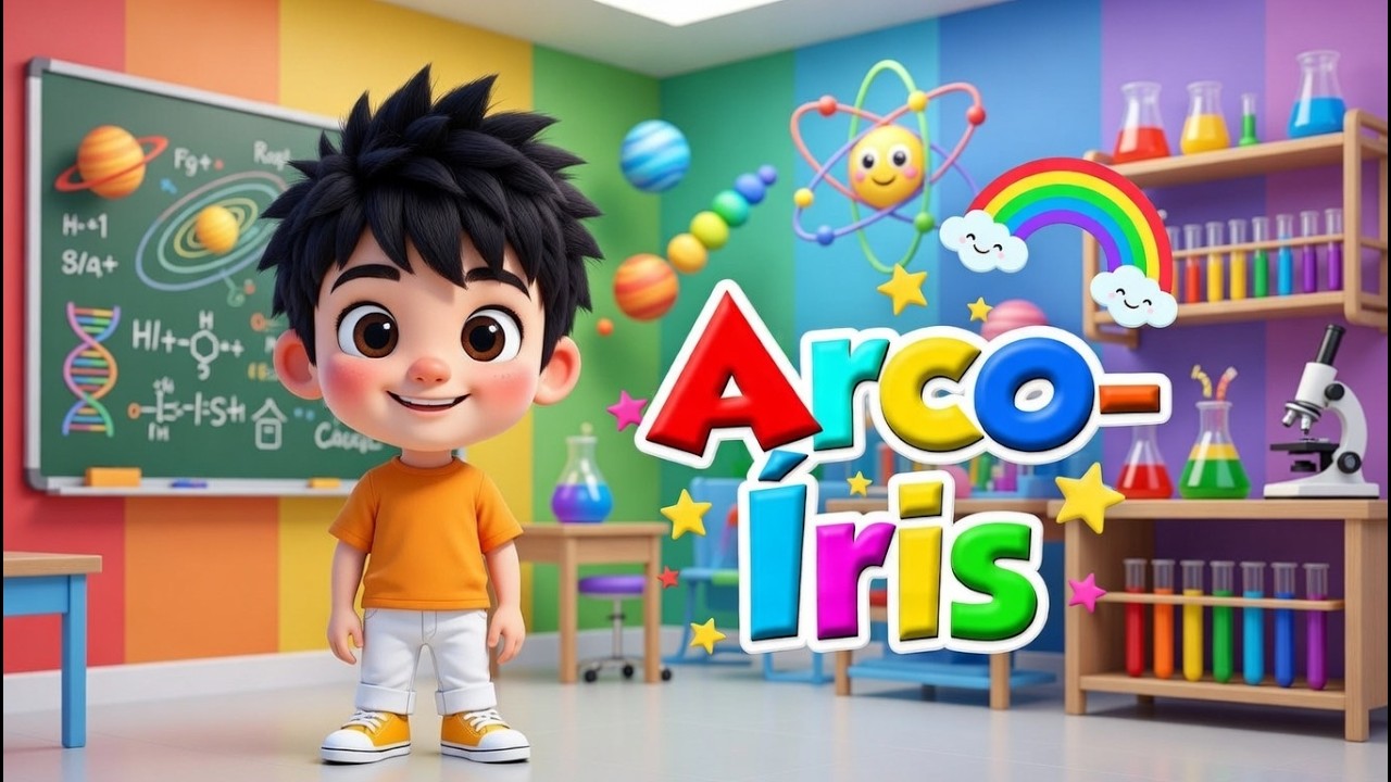 Arco-Íris 🌈 Vídeo Infantil Educativo | Cores e CuriosidadesArco Iris ✨ Nico Kids