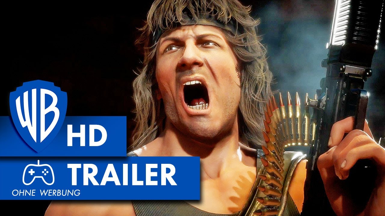 MORTAL KOMBAT 11 &ndash; Gameplay Trailer Rambo Deutsch HD German (2020)