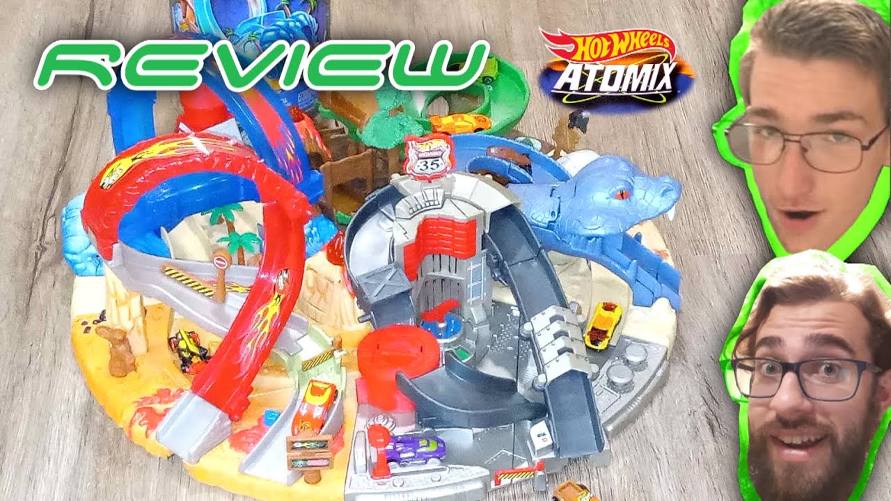 Cube Review: Atomix Highway 35 Playsets from Hot Wheels World Race