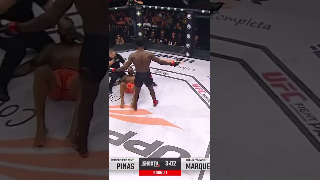 DAMIAN PINAS ONE SHOT KO 🤯 #ShootoBrazil127