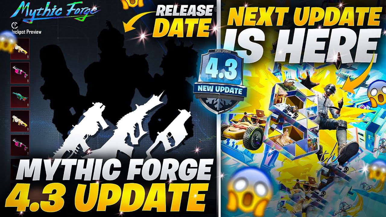 Next Mythic Forge & 4.3 Update Release Date | Next Super Cars in 4.3 | PUBGM 