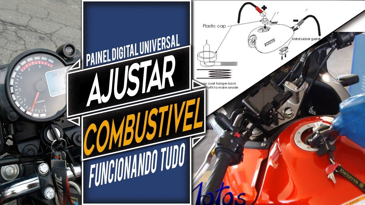 Ajustando o combust&iacute;vel do painel digital universal