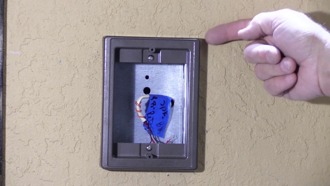 How to Replace an Original NuTone Entry Door Station with a New Modern Replacement