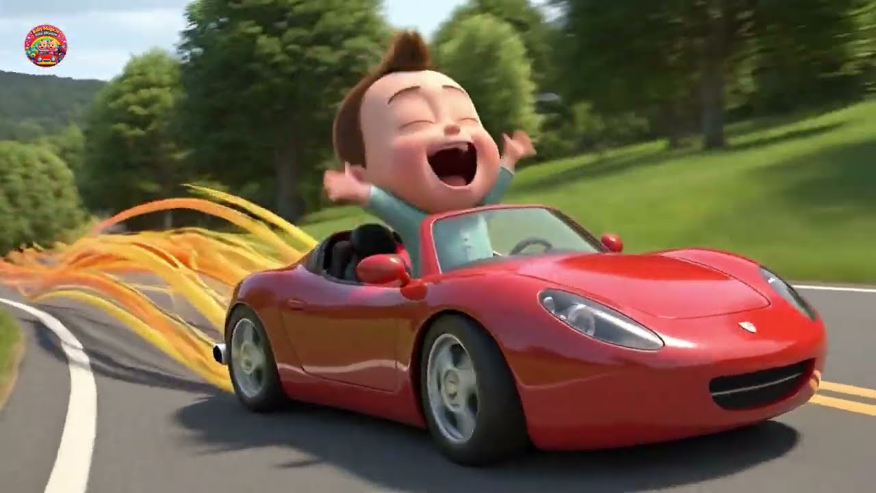 Vroom Vroom Car on a Sunny Day 🚗☀️ | Fun Learning Ride for Toddlers and Kids Play Today!!!