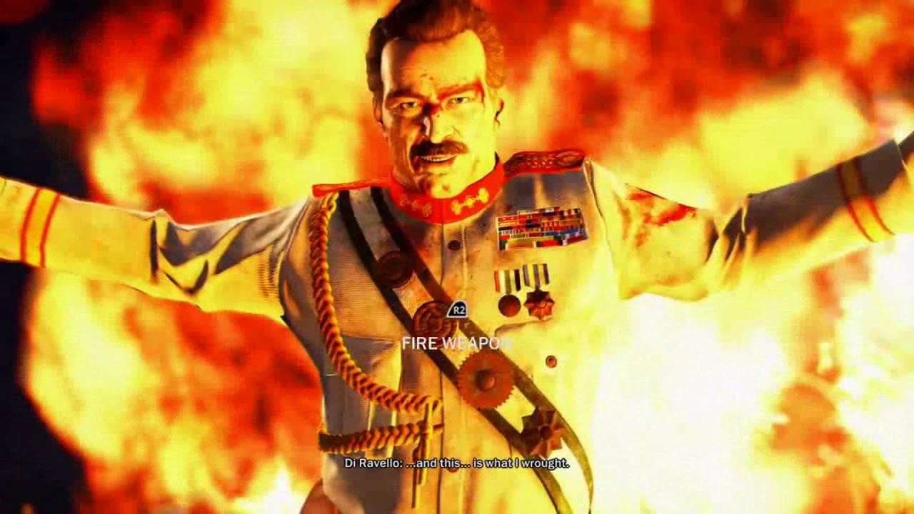 Fortunate Son goes with videogame endings