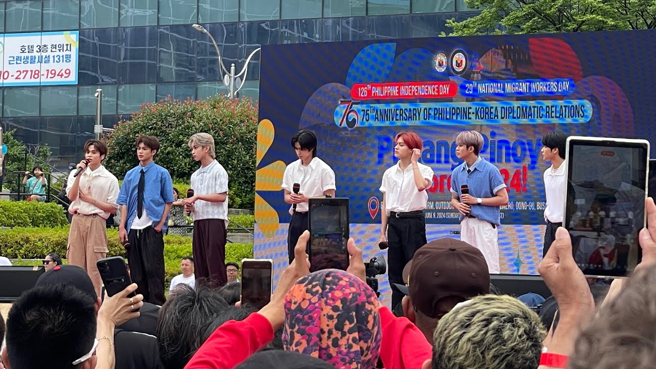 Lucky - Hori7on perform at Pistang Pinoy Korea 2024 in Busan South Korea #WishBusSouthKorea