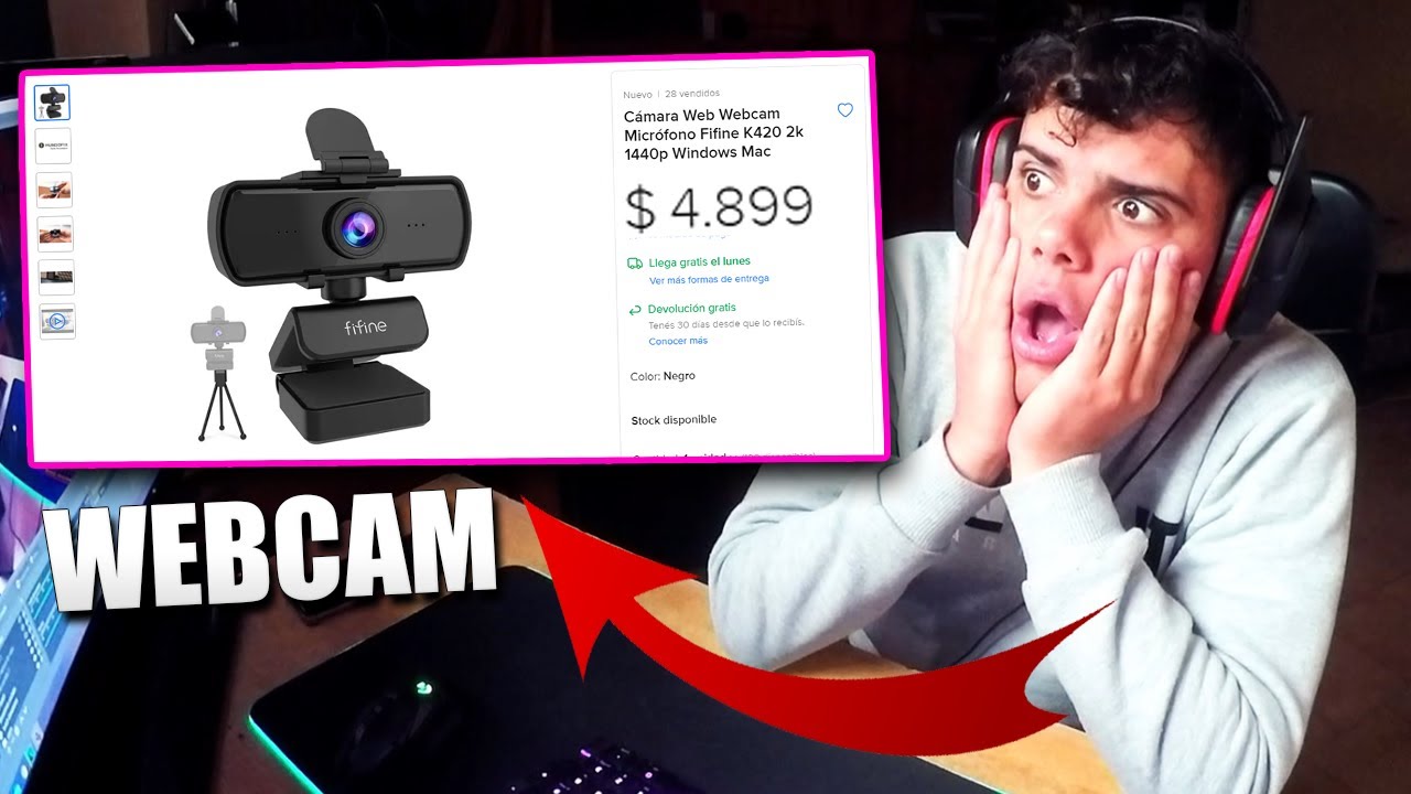 LA MEJOR WEBCAM PARA STREAM BARATA Y ANGULAR!