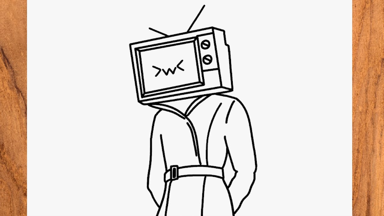 How to draw TV WOMAN Skibidi Toilet