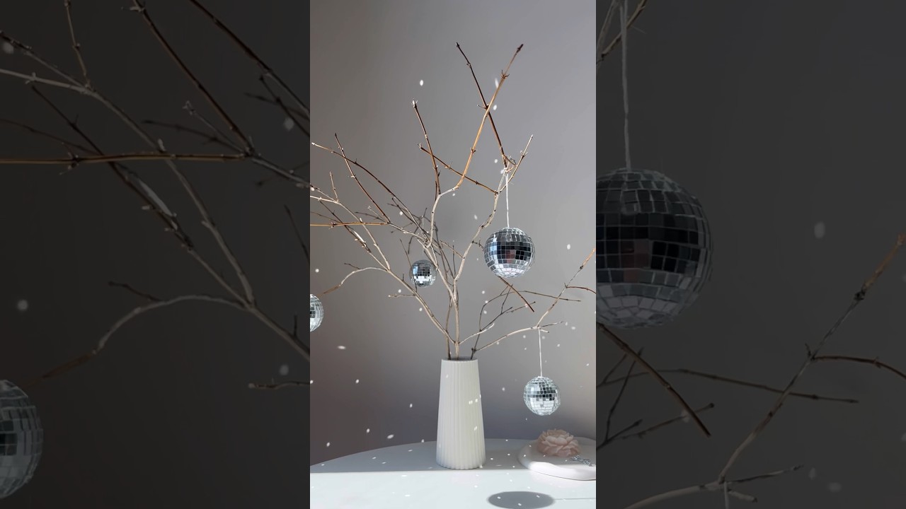 DIY Disco ball decor🪩 #discoball #homedecor