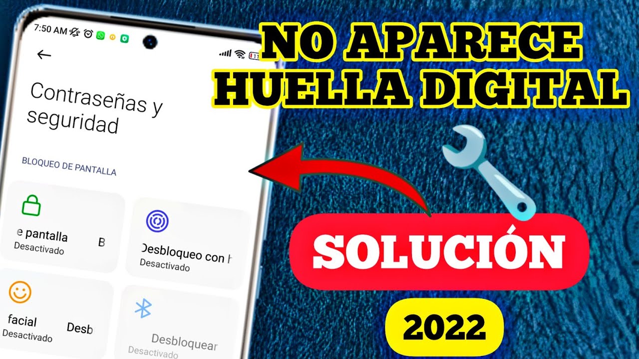 C&oacute;mo arreglar (SOLUCI&Oacute;N)El sensor de huellas no funciona ni aparece 🔧🔧2026