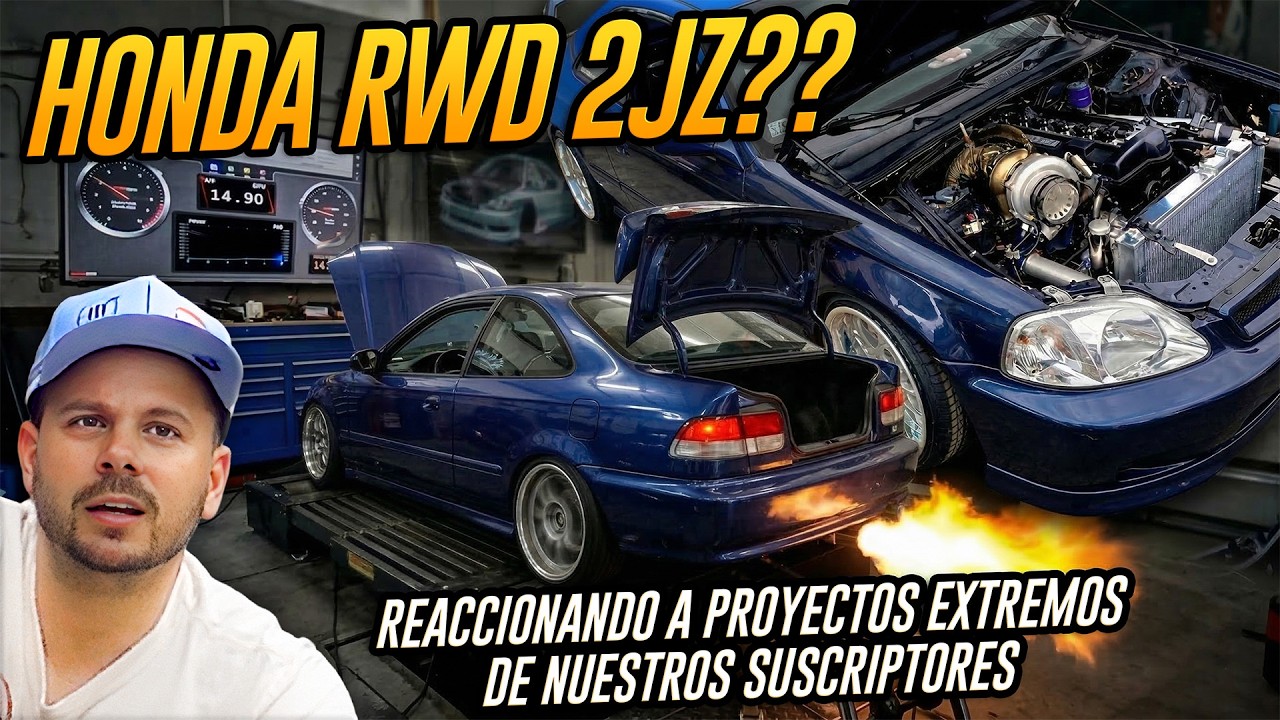 &iexcl;UN HONDA CON MOTOR 2JZ BIG TURBO! 😱 PROYECTOS de SUSCRIPTORES que me DEJARON EN SHOCK