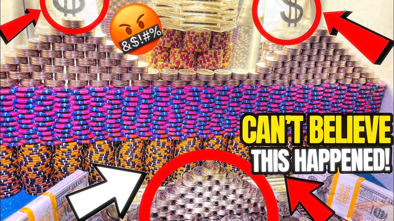 🤬WE NEARLY LOST “IT ALL” BECAUSE OF THIS! HIGH LIMIT COIN PUSHER MEGA MONEY JACKPOT!