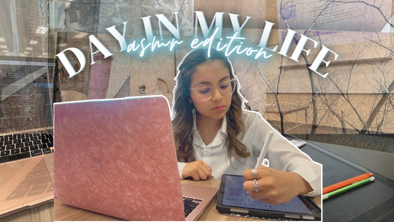 COME WITH ME TO COLLEGE (ASMR EDITION/SPRING SEMESTER| Videosdeleslie