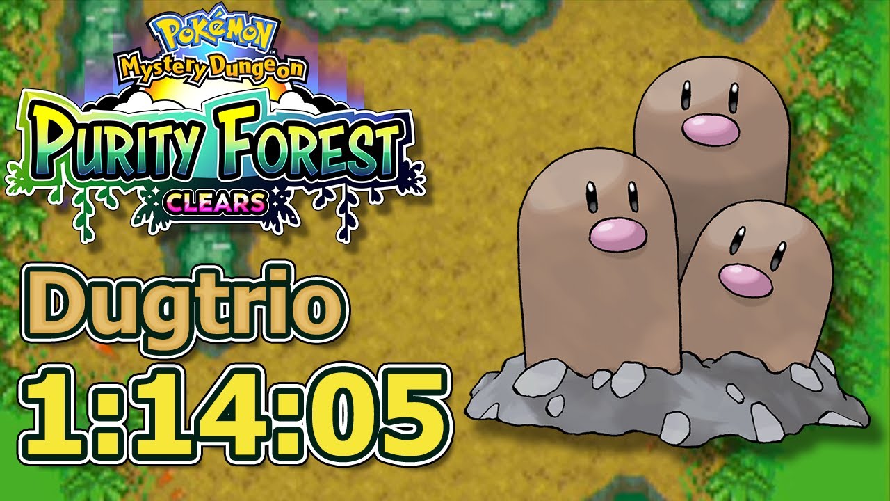 Dugtrio (1:14:05) | Purity Forest Clears (17/386) - Pokemon Mystery Dungeon: Blue Rescue Team