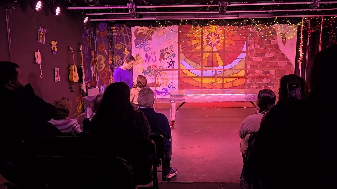 Emma Nicholson as Joanne with Emma K. In 2025 StageCoach RENT Take me or Leave Me