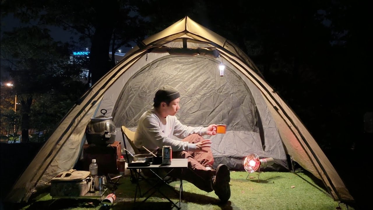 【東京ソロキャンプ】冬に暖かくコーヒーを飲む作戦を決行｜到着した瞬間に事件【現実】