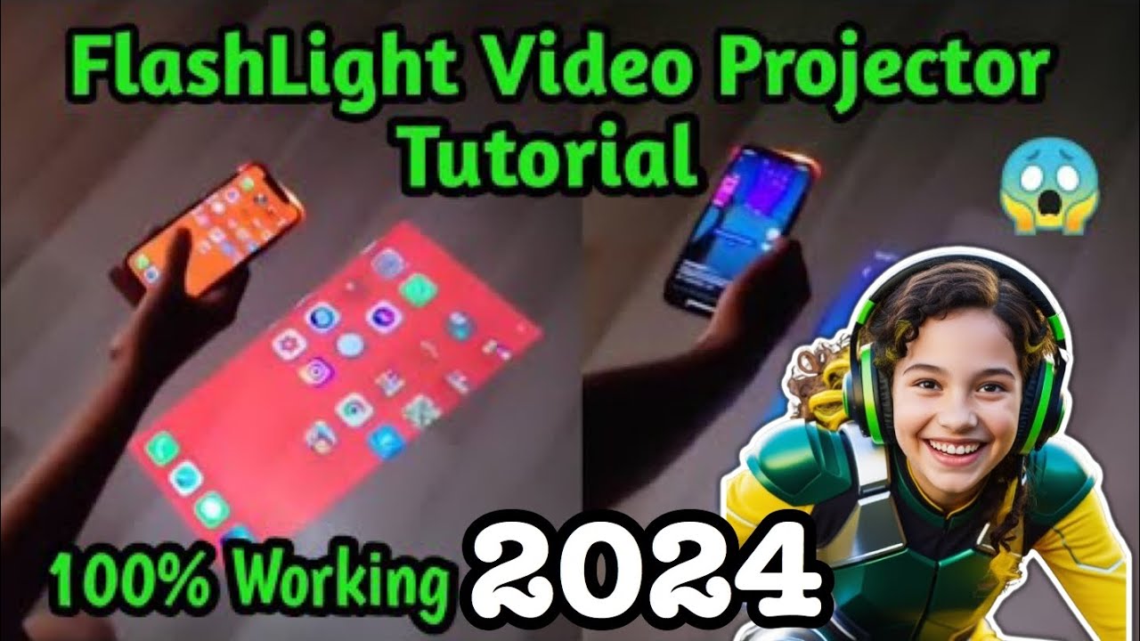 Flashlight Video Projector App for iPhone iPad iOS & Android - Projector App for Mobile