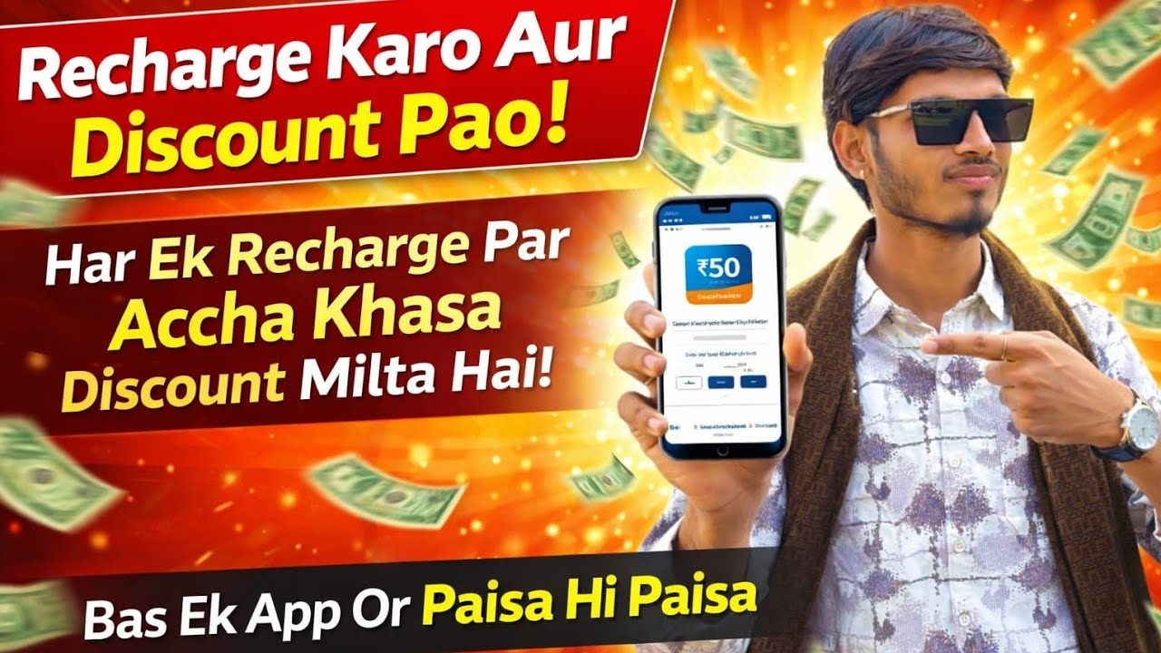 Recharge Karo Aur Discount Pao 💸 | Har Recharge Par Acha Khaasa Cashback 😍