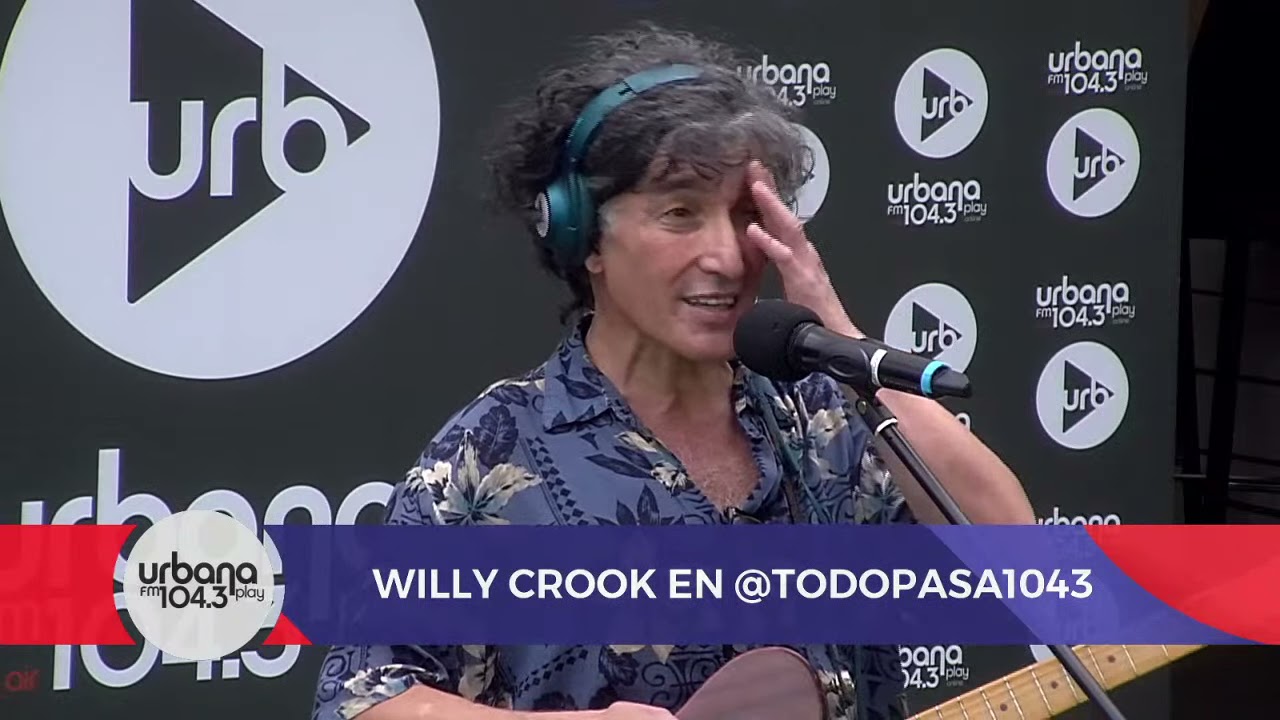 ¡Willy Crook la rompió en su visita a Todo Pasa!
