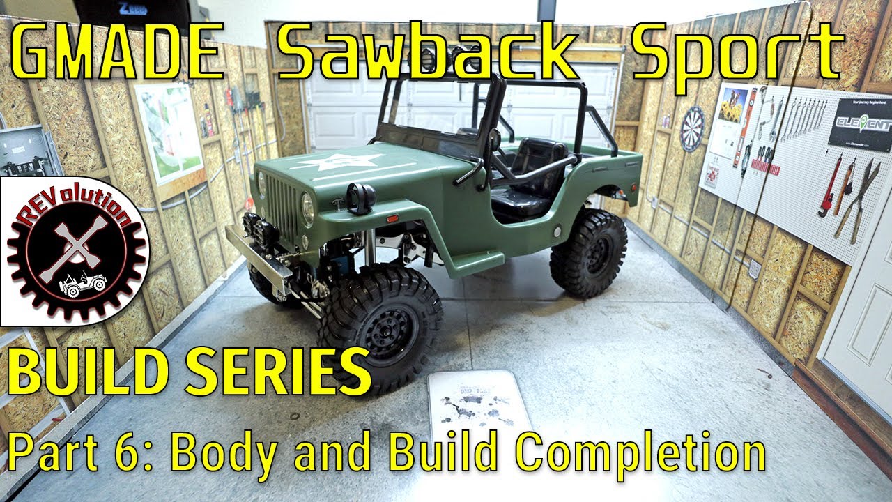 GMADE Sawback Sport Build Series - Part 6 - Body and build completion