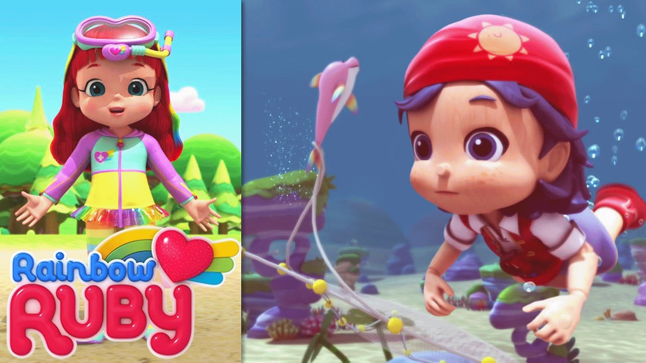 Dolphin Dilemma | Rainbow Ruby - WildBrain | Full Episodes for Kids