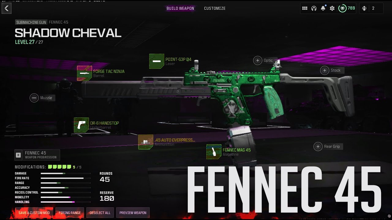 THIS SMG - FENNEC 😉👌🔥 | CoD MW3 Zombies #MWZ