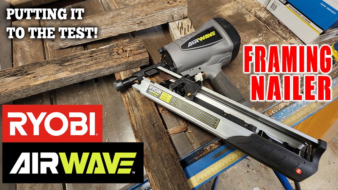 Ryobi Airwave Framing Nailer - RA-NF90-K // I bought the cheapest framing gun I could find!