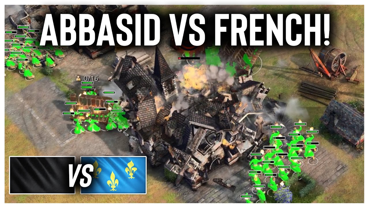 Abbasid is still the PERFECT Counter to FRENCH in Age of Empires IV!