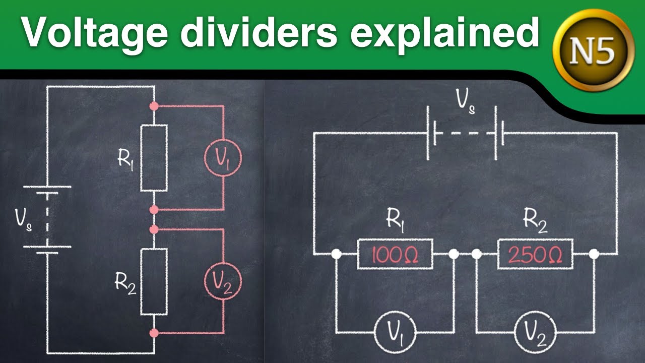 Voltage dividers theory (National 5 Physics)