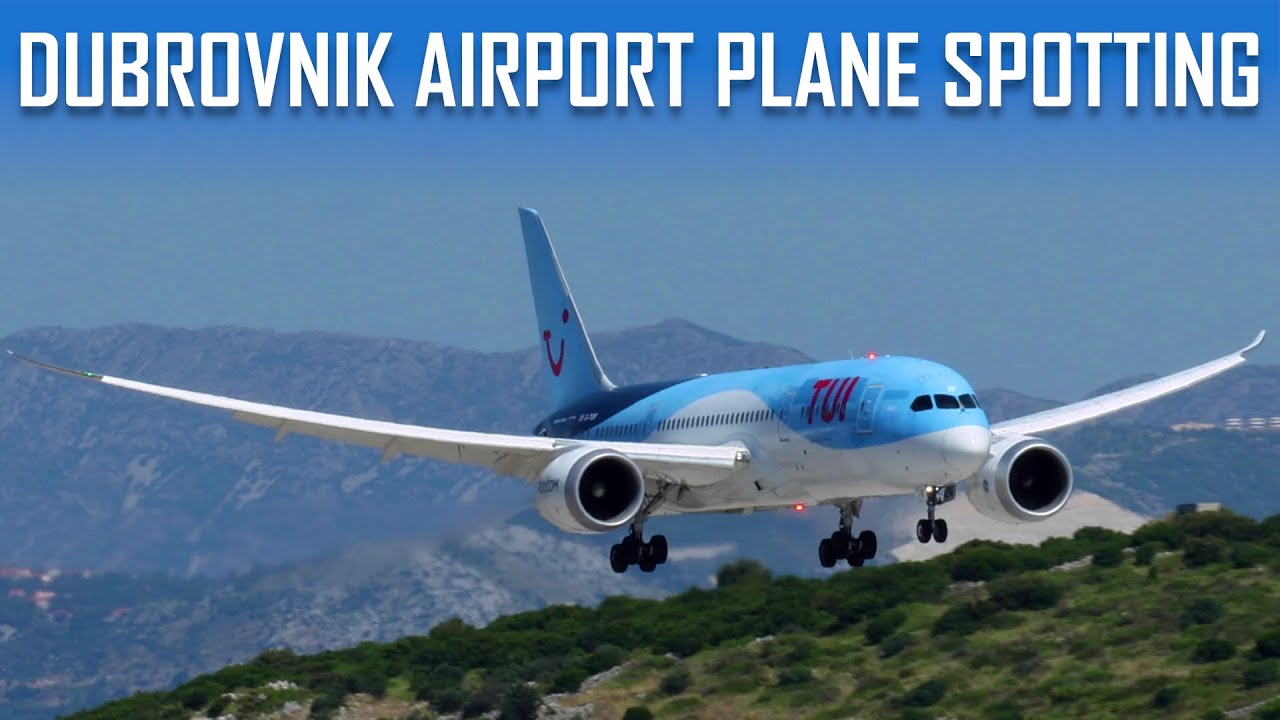 4K60 Dubrovnik Airport DBV/LDDU - 10 Minutes of Plane Spotting - 2023 Part IV