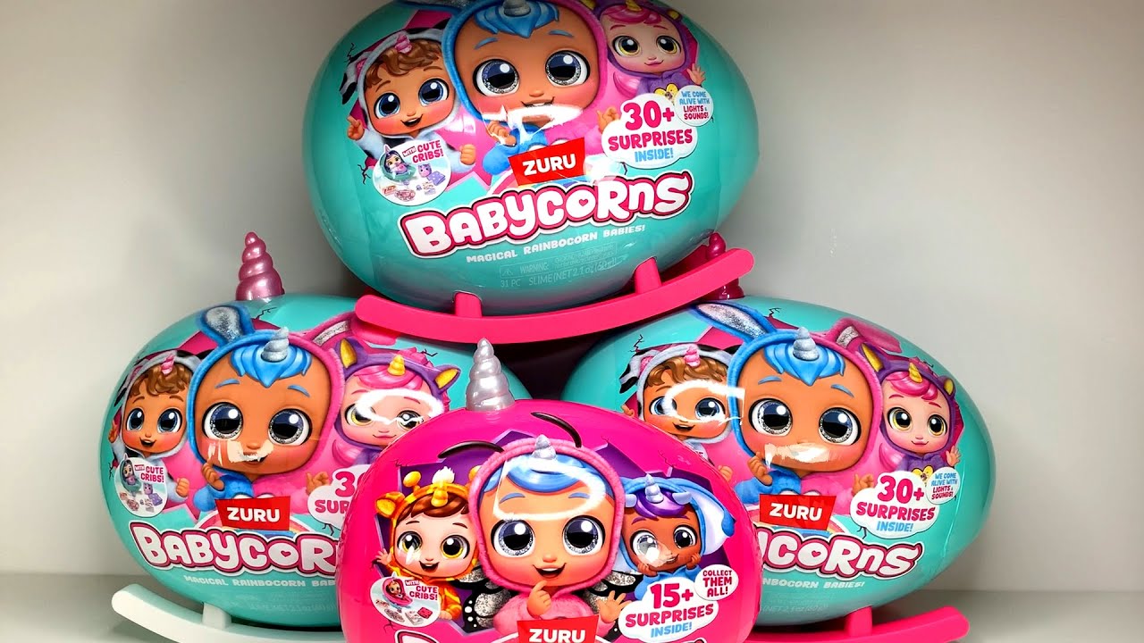 Zuru BIG Babycorns Rainbowcorns Babies with 30+ surprises in each one