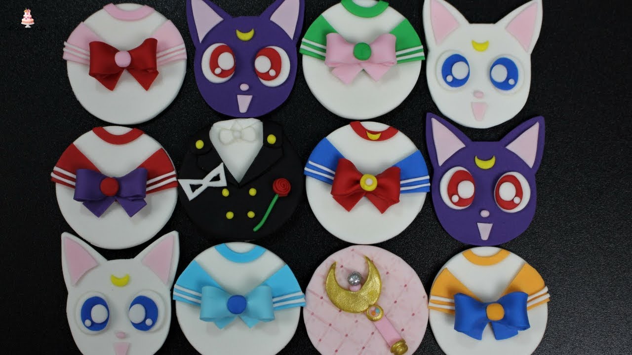 Sailor Moon Cupcake Topper Tutorial!