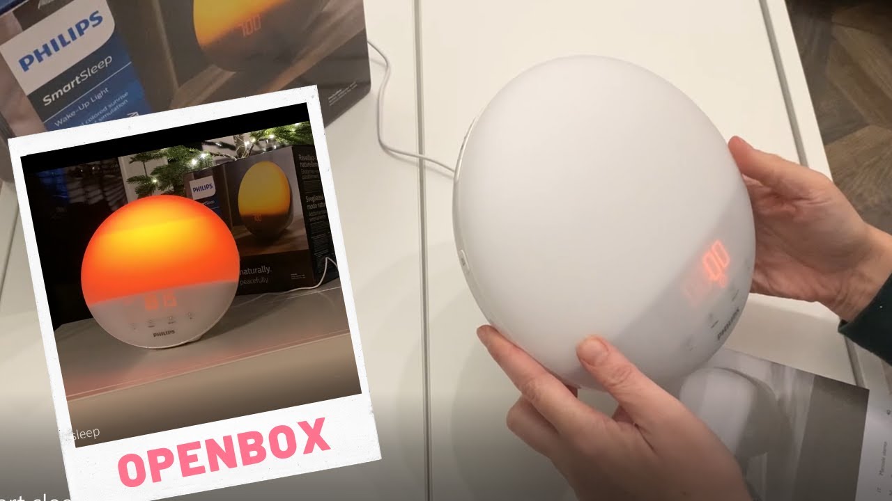 Lampka z budzikiem | Wake Up Light Philips Smart Sleep HF3531/01 || OPENBOX