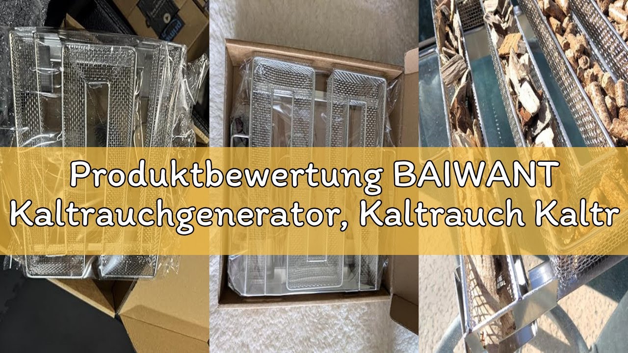 Produktbewertung BAIWANT Kaltrauchgenerator, Kaltrauch Kaltraucherzeuger Edelstahl für Räucherofen,