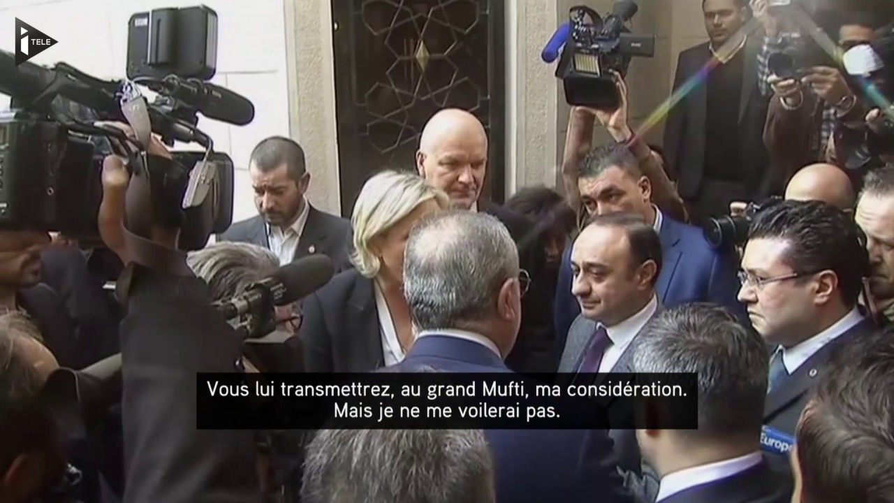Liban : Marine Le Pen refuse de porter le voile