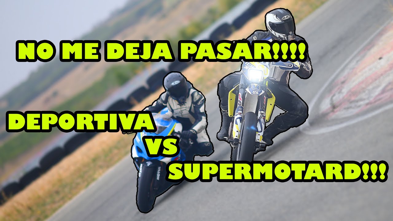 GSXR 1000 VS HUSQVARNA 701 SM EN KOTARR / SPORT VS SUPERMOTO on track