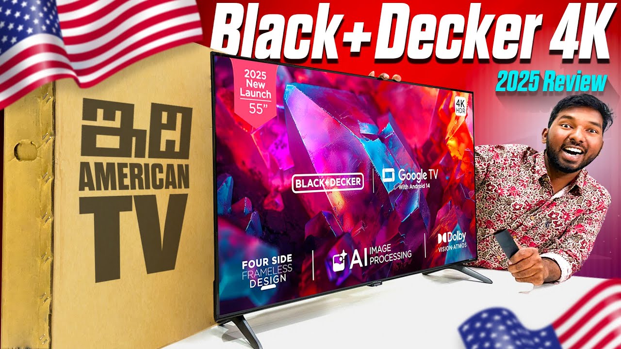 BLACK DECKER A1 4K TV 2025 Review || Telugu Tech TV ||