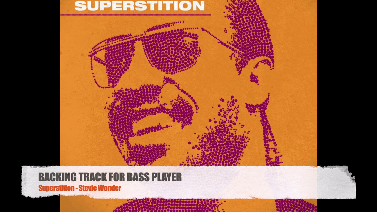 Superstition - Stevie Wonder - Bass Backing Track (NO BASS)