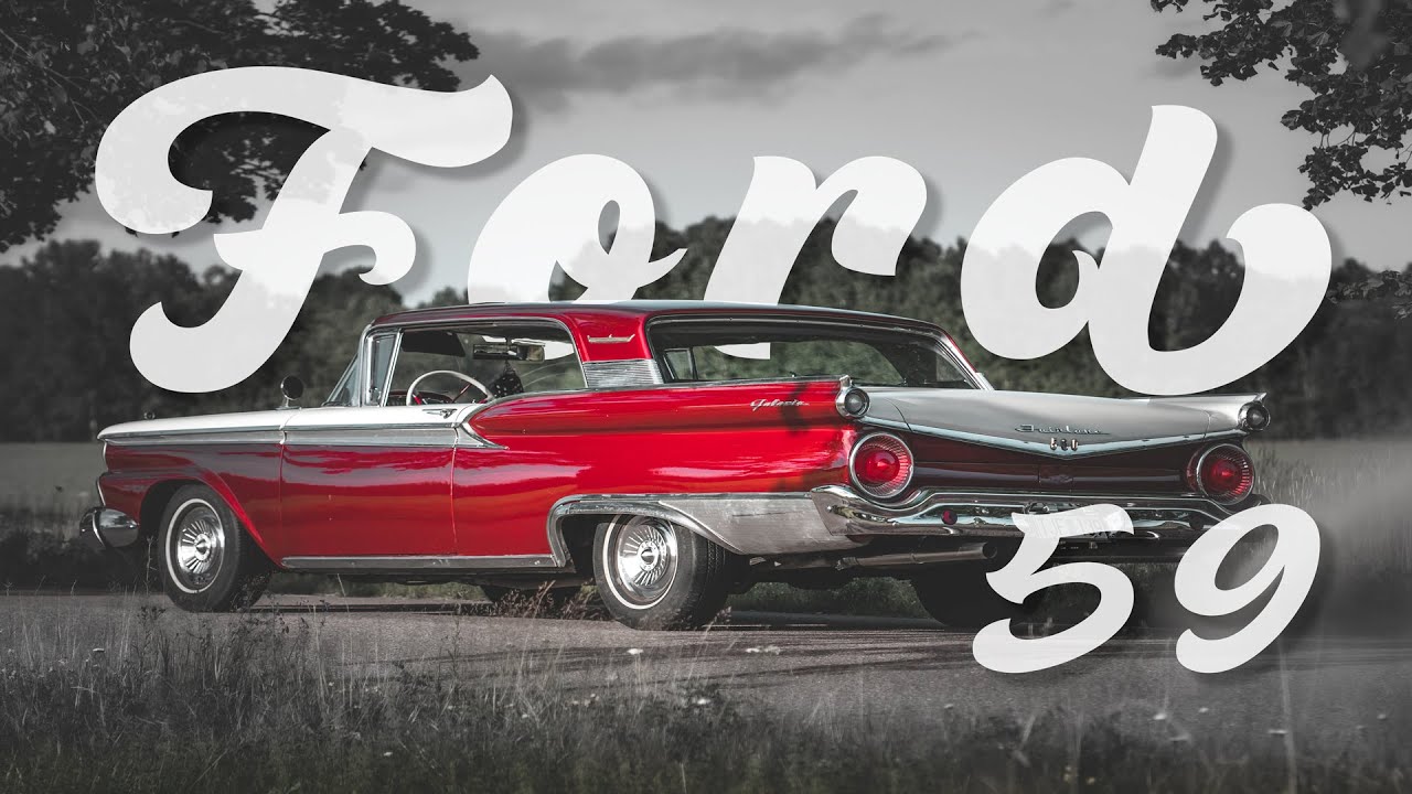 1959 Ford Fairlane 500 Galaxie [Sony a6500 & Dji Mavic Air]