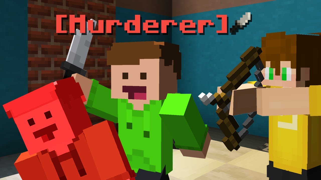 Vi skapade MURDER MYSTERY i Minecraft!
