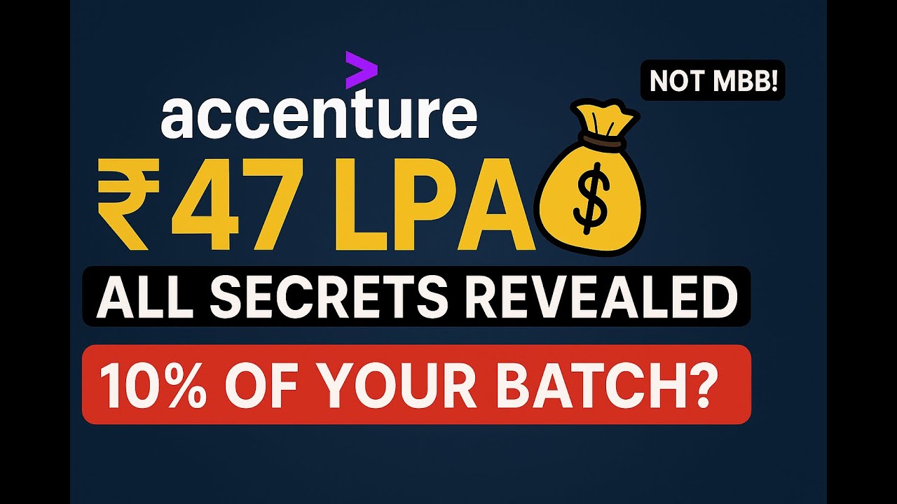 Accenture Strategy Salary with Hiring Tips | Reality of Consulting CTCs #iim #mba #accenture