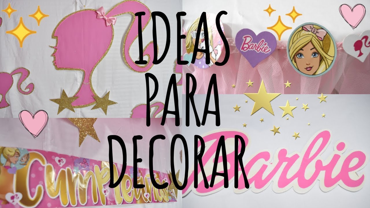 IDEAS PARA DECORAR FIESTA TEMÁTICA DE BARBIE🎀-🤗LikeArt.