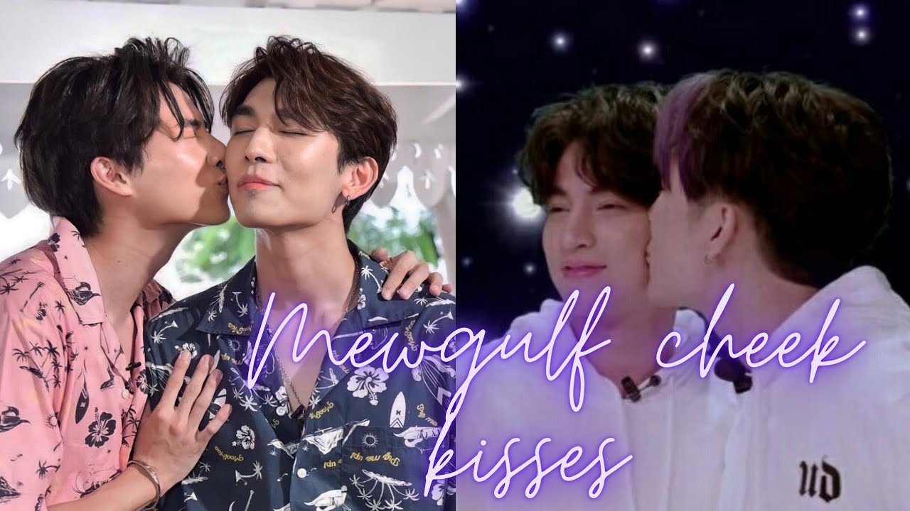 mewgulf jub jub on cheeks |cheek kisses ☀️🌻💫💏