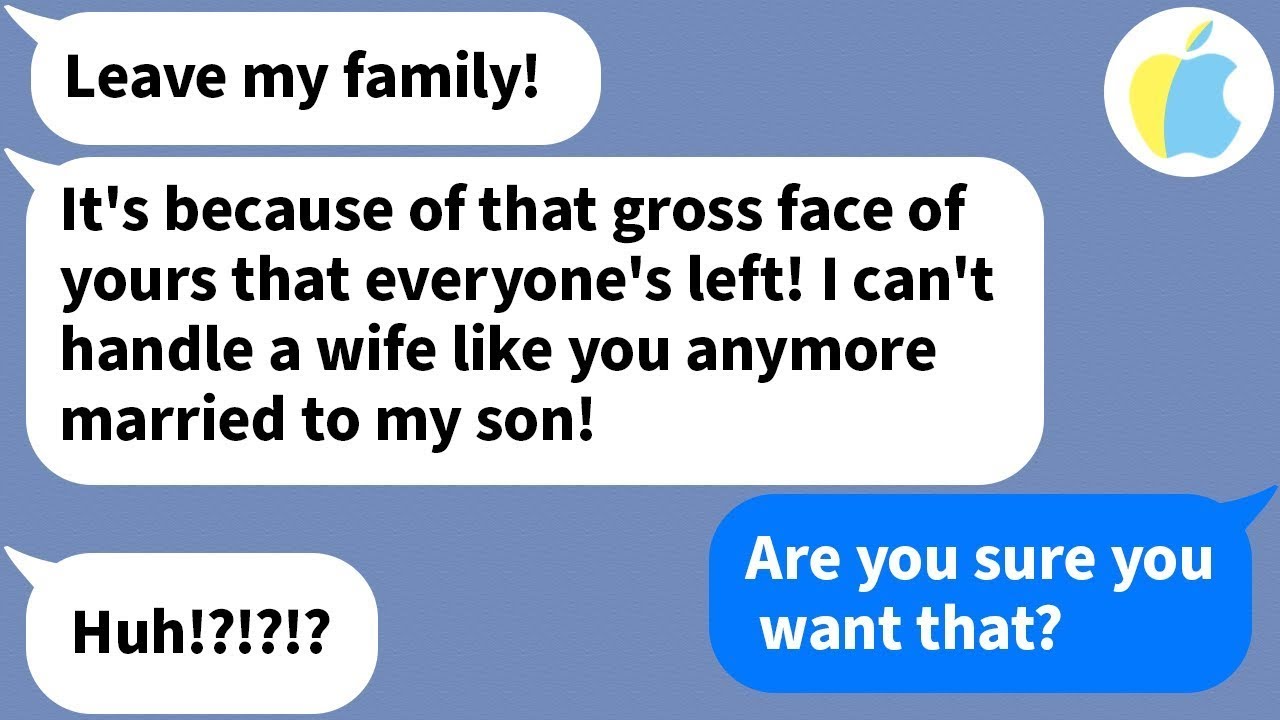 【Apple】I was born with a disease that makes my skin all rashy and raw, however my mother-in-law